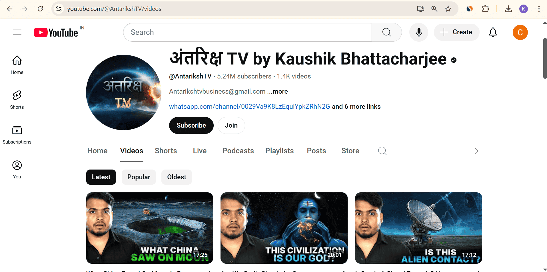 Antariksh TV & Kaushik STORIES