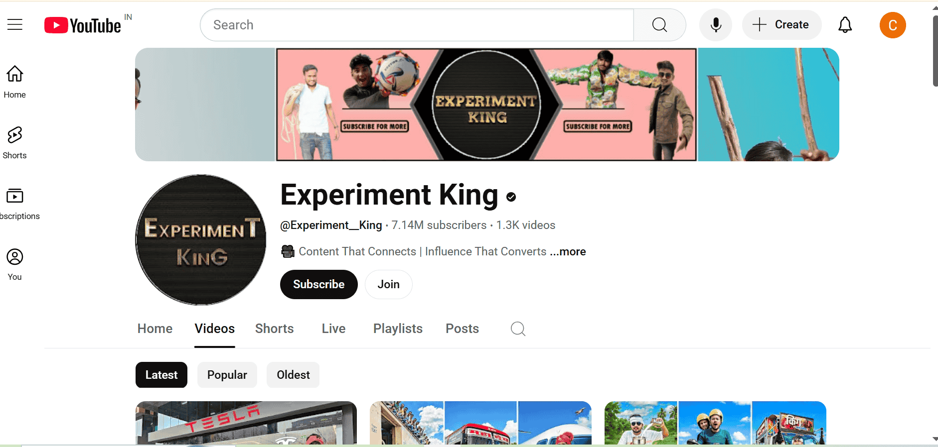 Experiment King
