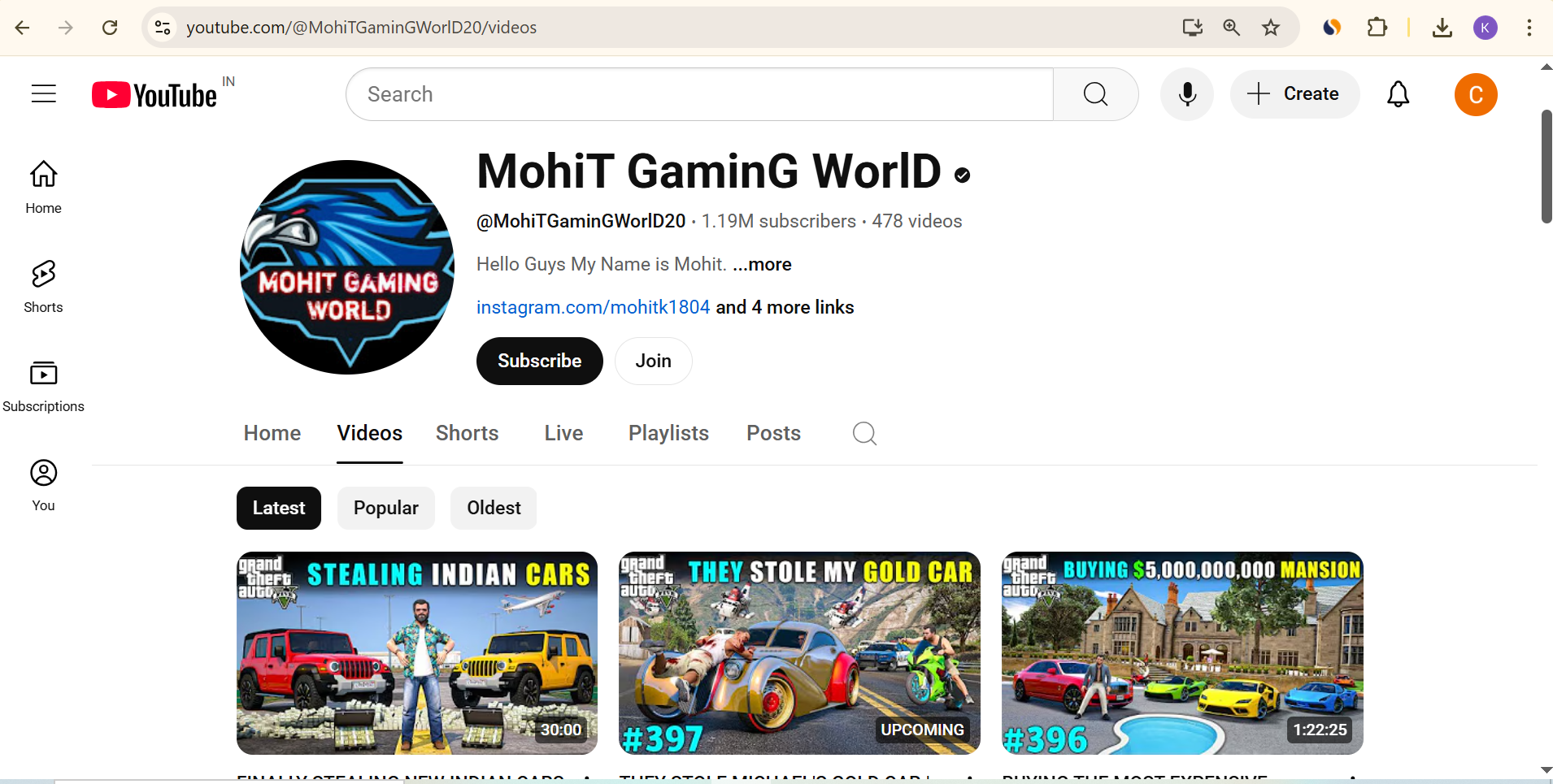 MohiT GaminG WorlD