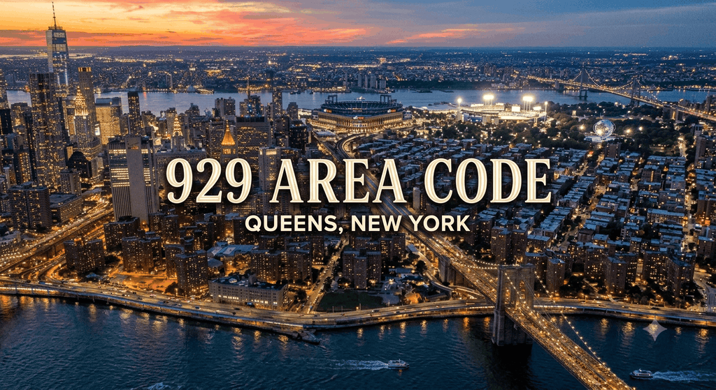 929 area code location in New York City USA